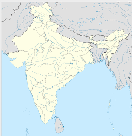 map of South-Asian country near Sri Lanka